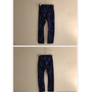 Luluemon Wunder Under High Rise Crop Leggings